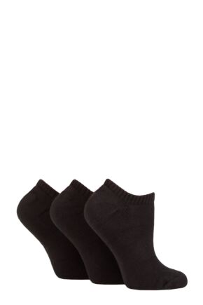 Ladies 3 Pair Pringle Johanne Cushion Trainer Socks