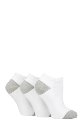 Ladies 3 Pair Pringle Johanne Cushion Trainer Socks