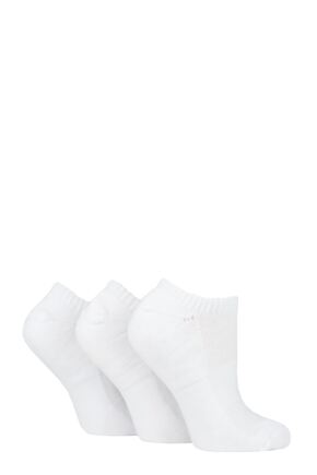 Ladies 3 Pair Pringle Johanne Cushion Trainer Socks