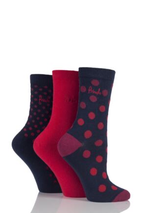 Pringle Olivia Graded Spotty Cotton Socks