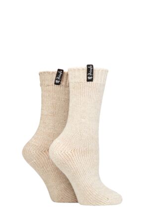 Ladies 2 Pair Pringle Classic Fashion Boot Socks