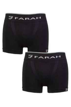 Mens 2 Pack Farah Seamless Trunks