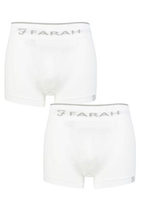 Mens 2 Pack Farah Seamless Trunks