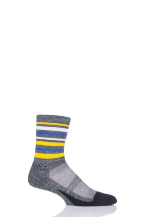 Mens and Ladies 1 Pair Feetures Elite Light Cushion Mini Crew Socks