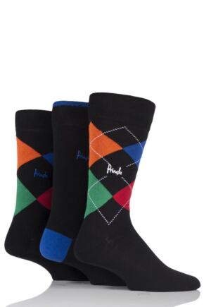 Pringle Waverley Argyle and Plain Cotton Socks