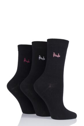 Ladies 3 Pair Pringle Tiffany Gift Boxed Cotton Socks