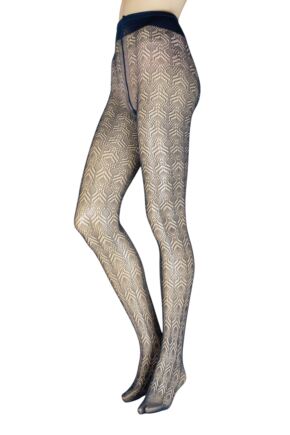 Ladies 1 Pair Trasparenze Granada Tights Grey Maxi