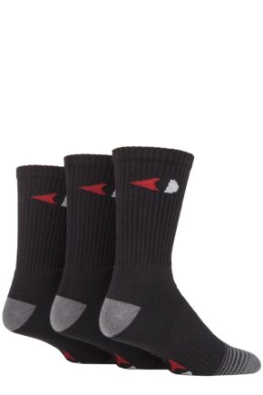 Mens 3 Pair GRANDSLAM Cotton Crew Sports Socks