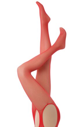 Ladies 1 Pair Trasparenze Abbie Fishnet Strip Panty Tights