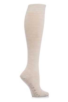  Falke Sensitive Berlin Merino Wool Left And Right Knee High Socks