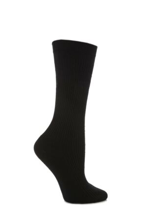 Ladies 1 Pair HJ Hall Original Cotton Softop Socks