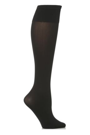 Ladies 1 Pair Trasparenze Cinzia Microfibre Knee Highs