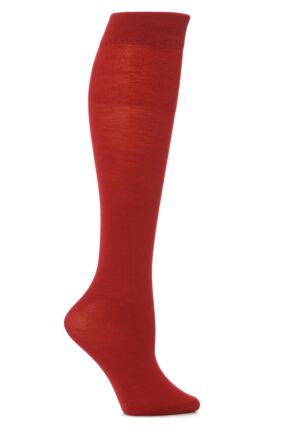 Ladies 1 Pair Trasparenze Jennifer Merino Wool Knee High Socks