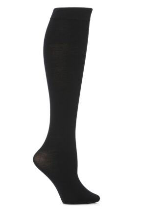 Ladies 1 Pair Trasparenze Jennifer Merino Wool Knee High Socks
