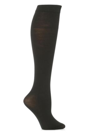 Ladies 1 Pair Trasparenze Jennifer Merino Wool Knee High Socks