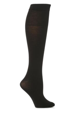 Ladies 1 Pair Trasparenze Jennifer Merino Wool Knee High Socks