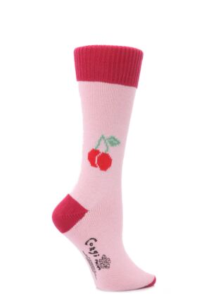 CORGI 100% COTTON CHERRY SOCKS