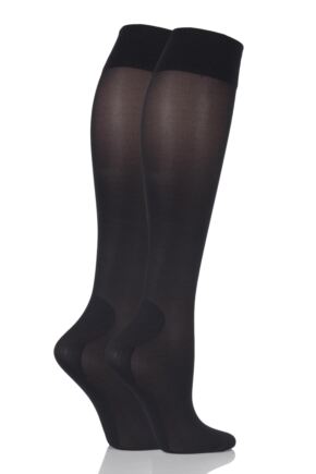 Ladies 2 Pair Iomi Footnurse Energising Compression Socks