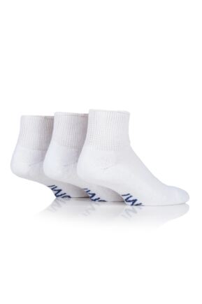 Mens 3 Pair SockShop Iomi Footnurse Gentle Grip Diabetic Ankle Socks