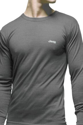 Mens 1 Pack Jeep Long Sleeved Thermal T-Shirt