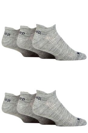 Mens 6 Pair Jeep Performance Trainer Socks