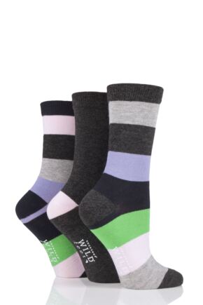 Ladies 2 Pair SockShop Wild Feet Sheepdog Fluffy Cosy Socks Ladies 2 Pair SockShop Wild Feet Sheepdog Fluffy Cosy Socks