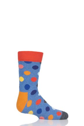 Boys & Girls 1 Pair Happy Socks All Over Dots Cotton Socks