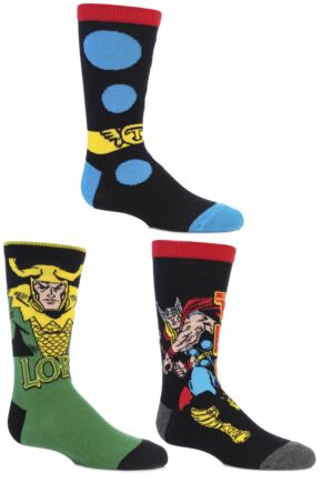 SockShop Marvel Thor and Loki Cotton Socks