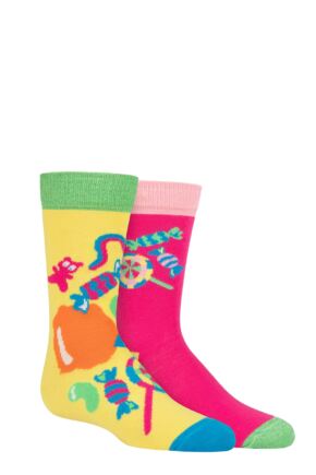 Kids 2 Pair Happy Socks Sugar Rush Socks Multi 2-3 Years