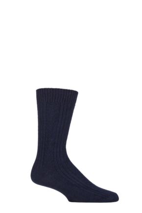 Mens Pringle 1 Pair Cashmere and Merino Wool Blend Luxury Socks