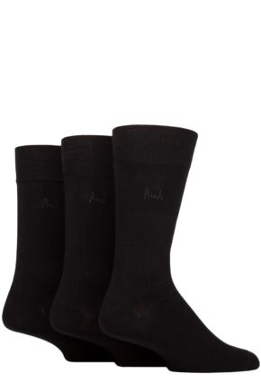 Mens 3 Pair Pringle Gentle Grip Bamboo Socks Black 7-11 Mens