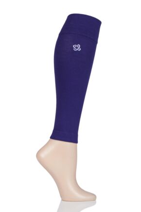 Mens and Ladies 1 Pair Atom Milk Compression Calf Sleeves Purple Small