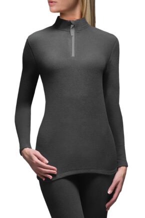 Ladies 1 Pack SockShop Heat Holders Microfleece Base Layer Long Sleeved Top