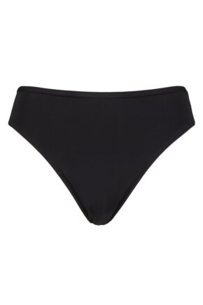 Love Luna 1 Pack Ladies Swim Period Bikini Brief Black 8-10 UK