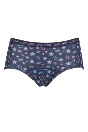 Love Luna 1 Pack Girl's First Period Boyleg Brief