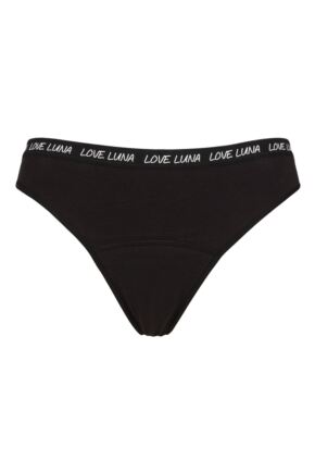 Love Luna 1 Pack Girl's First Period Bikini Brief Black 10-11 Years