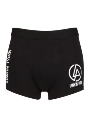 SOCKSHOP Music Collection 1 Pack Linkin Park Boxer Shorts Black Large