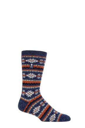 Mens 1 Pair SOCKSHOP Heat Holders Nordic Soul Warming Thermal Socks