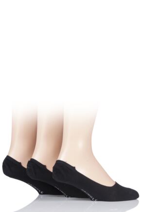 Mens 3 Pair Pringle Black Label Bamboo Loafer Socks