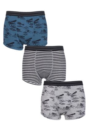 Mens 3 Pair Thought Wings Bamboo and Organic Cotton Briefs In Gift Box