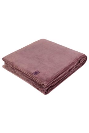 SOCKSHOP Heat Holders Snuggle Up Thermal Blanket Mauve 180 x 200cm