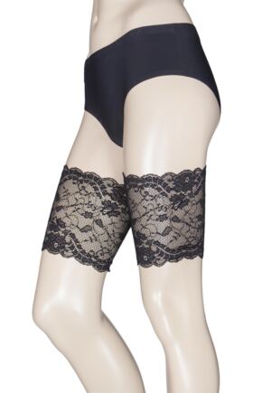 Ladies 1 Pair Trasparenze Mora Curvy Anti-Chafing Band