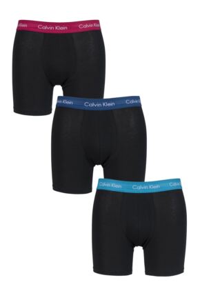 Mens 3 Pack Calvin Klein Cotton Stretch Trunks