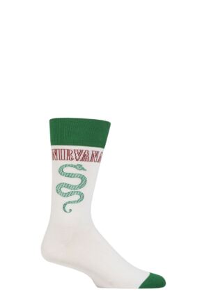 SOCKSHOP Music Collection 1 Pair Nirvana Cotton Socks Serve The Servants One Size