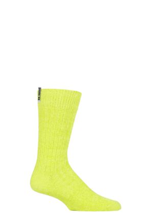 Happy Socks 1 Pair Neon Light Fluffy Socks Neon 7.5-11.5 Unisex