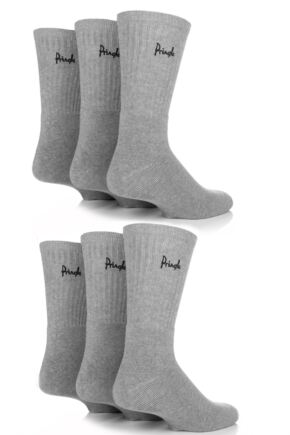 Mens 6 Pair Pringle Full Cushion Sports Socks