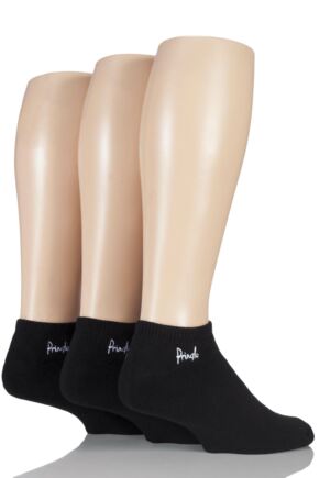 Mens 3 Pair Pringle Cushioned Secret Socks