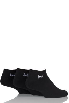 Mens 3 Pair Pringle Cushioned Secret Socks