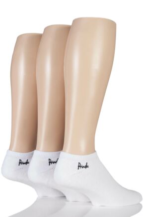 Mens 3 Pair Pringle Cushioned Secret Socks