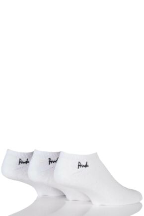 Mens 3 Pair Pringle Cushioned Secret Socks